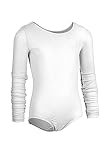 Theatricals Child Long Sleeve Dance Leotard D5103CWHTI White Intermediate