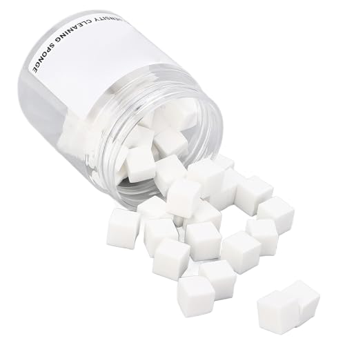Tyenaza 50pcs esponjas de unhas macias, esponjas quadradas de arte de limpeza de alta densidade para