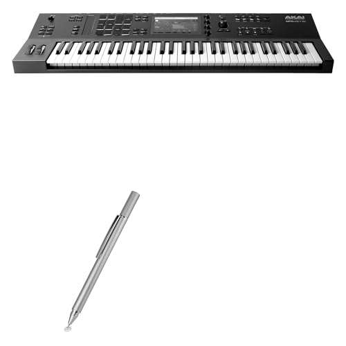 BoxWave Stylus Pen Compatible with Akai MPC Key 61 - FineTouch Capacitive Stylus, Super Precise Stylus Pen - Metallic Silver