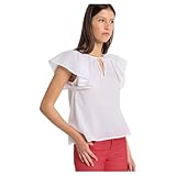 Lois Jeans - Blusa Manga Volante Plumeti