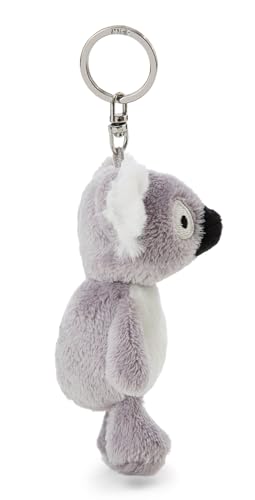 Schlüsselanhänger Koala Barry 10cm grau - Plüsch-Begleiter Kuscheltieranhänger mit Schlüsselring für Schlüsselband, Schlüsselbund & Schlüsselhalter