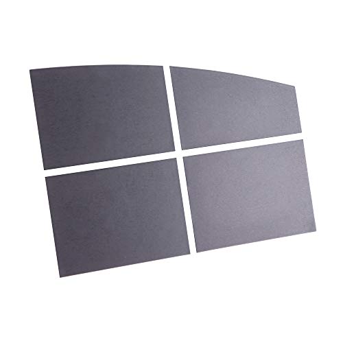 Sanfurney Magnetic Garage Door Windows Panes Arch Style Pre-Cut Faux Fake Decorative Window Decals 32 Pack for 2 car Garage Kit
