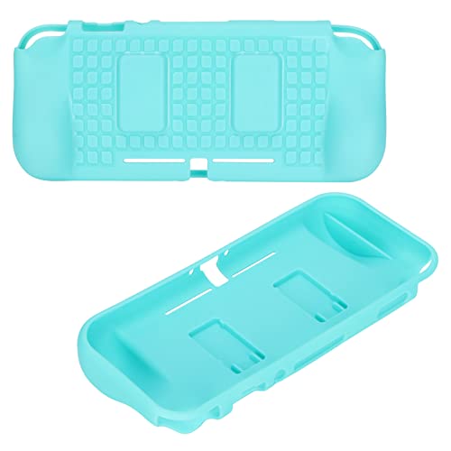 Capa protetora de TPU, 2 slots de cartão de jogo estojo protetor ergonômico portátil para switch lit