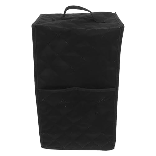 ARTSEWPLY Funda Protectora Antipolvo Negra para Licuadora de Cocina, Cubierta de Poliéster con Bolsillo y Asa, Tamaño 24x20x40 Cm, para Electrodomésticos Pequeños y Exprimidores, Lavable