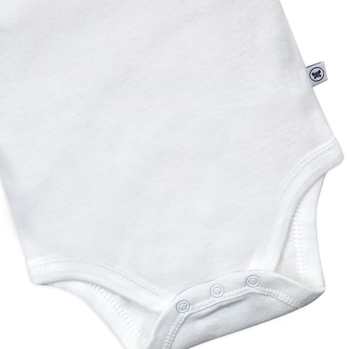 Image of HonestBaby unisex-baby Organic Cotton Short Sleeve Bodysuits Multipack