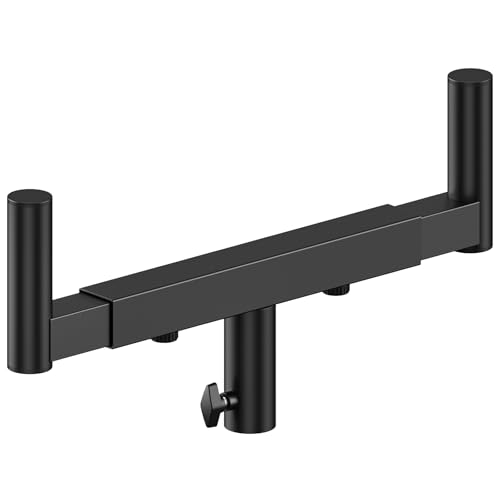 Upgraded Dual Fork Bracket Speaker Mount Bar Mounting Adjustable Width 13.78'- 20.47' | Fork Speaker...