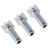 Elektrischer Bohrmaschinen-Dredge-Reiniger-Adapter, Karbonstahl, Abwasserfederrohr-Reinigungswerkzeug, Anschluss für Abflussrohre, 16 mm Durchmesser mit Galvan