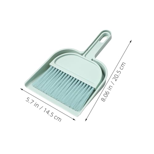 ELAYARD Mini Kehrschaufel und Besen Set Kompakter Tischbesen mit Weichen Borsten Robustes PP Material Tragbares Reinigungswerkzeug für Schreibtisch Bett und Vielseitige Desktop Reinigung – Bild 3
