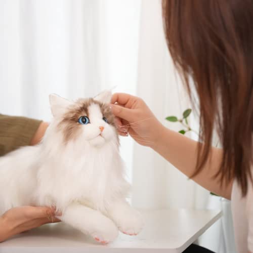 Chongker Stuffed Animals Handmade Realistic Plush Toy Companion Pet Gifts For Women Birthday Anniversary Cat Lover #TOP1
