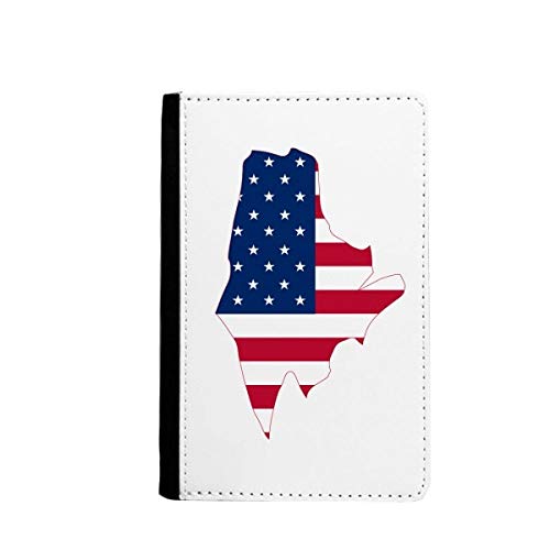 Étui portefeuille pour passeport Maine USA aux finitions soignées