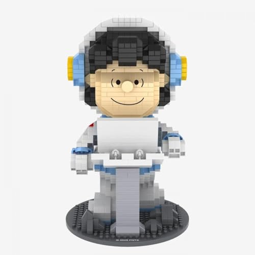 BlueBrixx Pro 108907 Astronaut Lucy (diamantblock) av klämbyggstenar