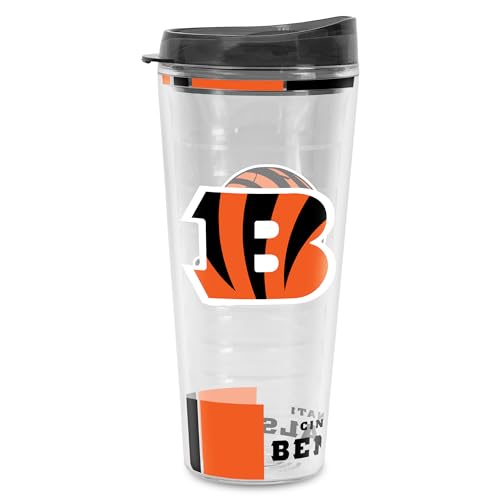 Image of Rico Industries NFL Football Double Wall Classic 16oz Or 20oz Tritan Tumbler W Lid