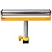 Heavy-Duty Adjustable Single Roller Stand – Yellow & Black Material Support Stand for Workshop, Garage & Industrial Use – 170 lbs Capacity