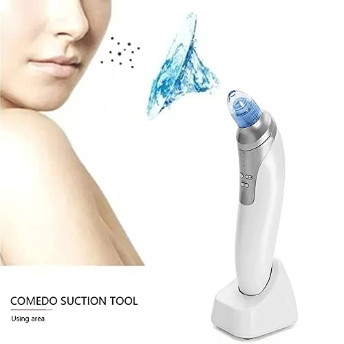 Aspirador De Remoção De Cravos 4 Em 1 Extrator De Espinhas E Comedões Limpador Facial Branco