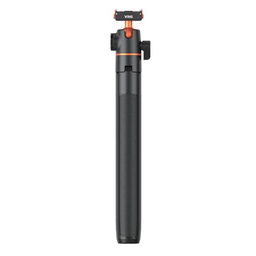 VRIG 55�C���` �A�N�V�����J���� ���B��_�O�r DJI Osmo Action 5 Pro/ 4/3�p ���C�N�C�b�N�����[�X�A�_�v�^�[ 360°�{�[���w�b�h & �R�[���h�V���[�}�E���g 13~55�C���`�������b�h AC-40S