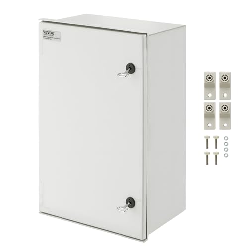 VEVOR Fiberglass Electrical Enclosure Box IP65 Weatherproof