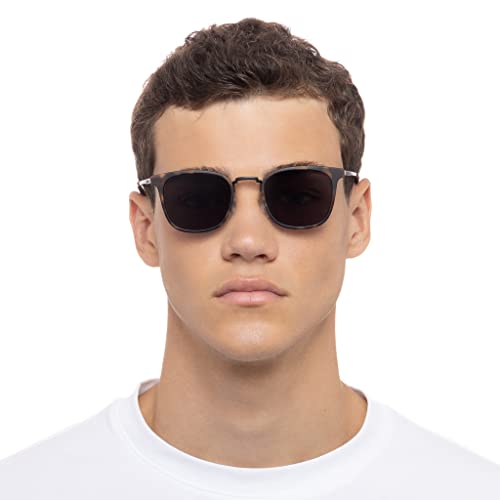 Le Specs Racketeer Sunglasses Matte Tort/Smoke Mono4