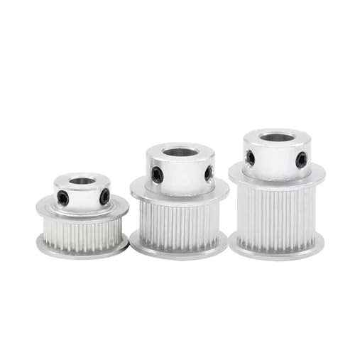 Polea de distribución de 34 dientes con chavetero de 4x1.8mm y correa de 6mm