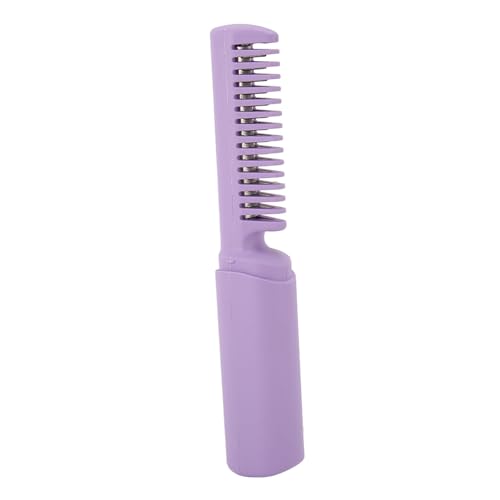 Mini cepillo alisador portátil ergonómico violeta miniatura 5