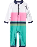 weVSwe Niños Traje de Baño Bañador Una Pieza Protección Solar Ropa de Natación UPF 50+ Bebé Niño Natación Bañarse Ropa de Playa Trajes de Neoprenos con Cierre 0-6 Meses