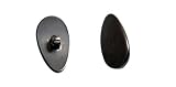 De Ding Titanium Nose Pads for Eyeglasses Heart Shape 2 Pairs