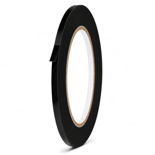Image of GGR Supplies CVT-536 Black Vinyl Floor Marking Tape, 1 /4 x 36 Yards