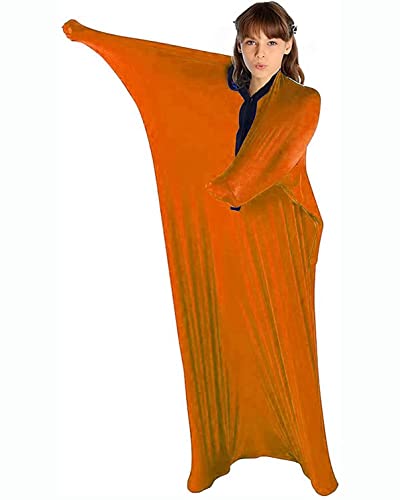 Premium Body Sock Sensory Kids Sensory Toys For Kids 5-7 Stretch Breathable Comfort Sensory Sack For Boys And Girls With Autism And Sensory Process Disorders ( Color : Orange , Size : M-119*69 cm )
