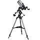 Bresser Teleskop FirstLight 100/1400-Maksutov-Teleskop mit Smartphone-Kamera-Adapter inklusive Montierung, Stativ und Zubehör