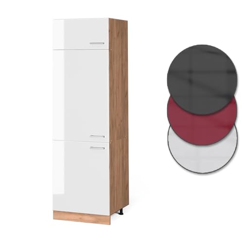Vicco Armadio Frigorifero Bianco Lucido 60 Cm - 6