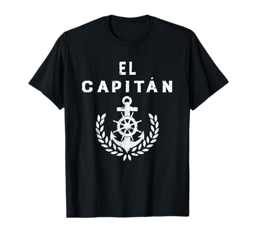 El Capitan Sailing Cool Nautical Captain Gift Men Women Boy T-Shirt