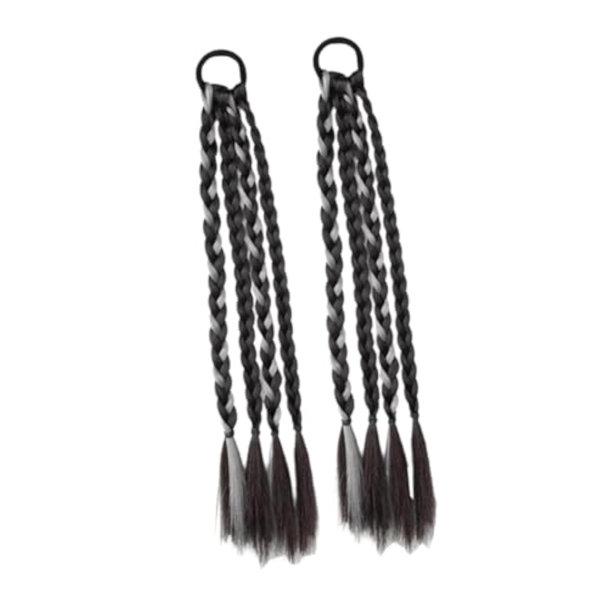 Braids Extensions for Holiday Performance, Grey