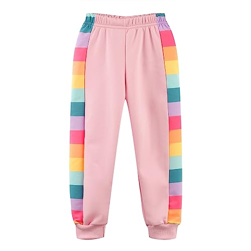 Image of Girls Fall Winter Outfits Cartoon Animal Long Sleeve Crewneck Sweatshirt Top+Sweatpant 2 Piece Clothing Set 3-9T