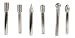 SE 82323DB 6-Piece 80-Grit Diamond Burr Set, 1/4-Inch Shank