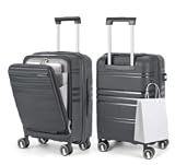 RAINSMORE Maleta de Viaje 20' Carry On para Avión, 54.6 × 36.1 × 24.1 cm