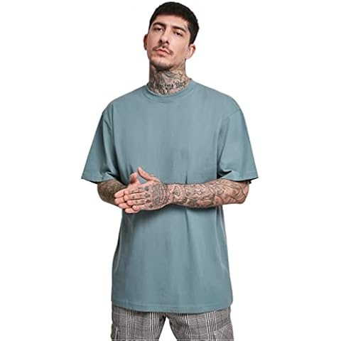 Urban Classics Men's Oversized T-Shirt in Dusty Blue Cover
