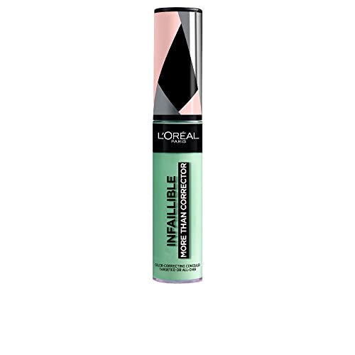 L'Oreal Paris Infalible More Than Concealer Corrector Verde Antirojeces Tono Green 001 30 g