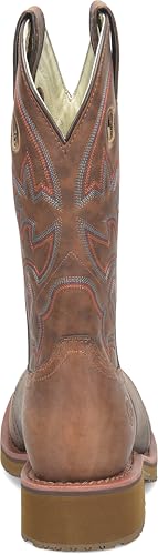 DOUBLE-H 13" Antonio Men's Western Boots - Composite Safety Toe, Earthquake Rust Leather, and Oil- and Slip-Resisting Aeroglide Outsole, EH Rated4