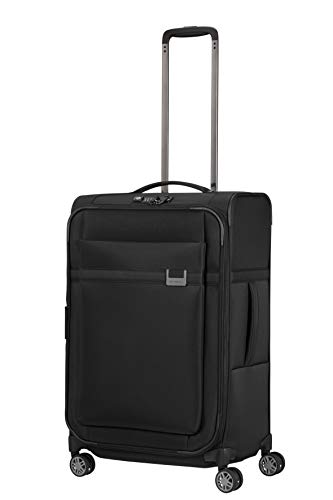 Samsonite Airea - Spinner S (Länge: 35 cm) Erweiterbar Handgepäck, 55 cm, 38/43.5 L, Schwarz (Black)