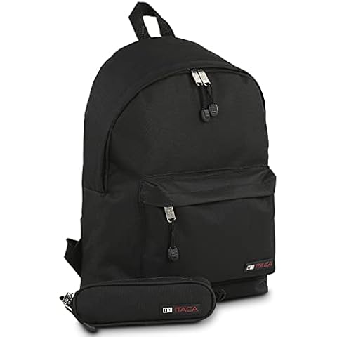ITACA - Mochila Hombre Casual con Gran Capacidad y Estuche Portatodo Cover
