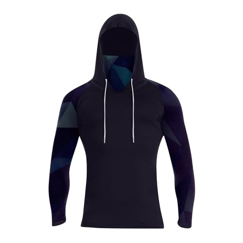 Men's UPF 50+ Sun Protection Hoodie Shirt Long Sleeve SPF Fishing Outdoor Hiking Lightweight Shirts3