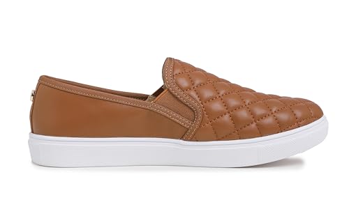 Image of FEVERSOLE Women's Casual Slip On Sneaker Comfort Quilted Loafer Flats