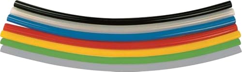 Riegler 113681 Polyurethan-Schlauch, Schlauch Ø 10×8 mm, schwarz, Rolle à 25 m