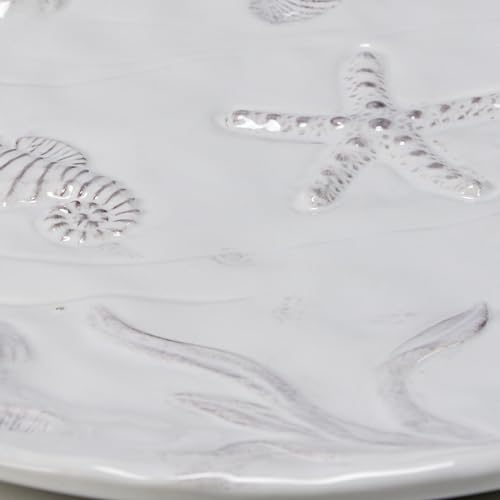 Primitives-by-Kathy-Embossed-Beach-Dinner-Plate Primitives by Kathy Embossed Beach Dinner Plate