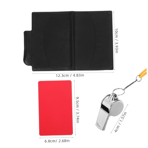 Set de silbatos y tarjetas para árbitro profesional SUPVOX miniatura 2
