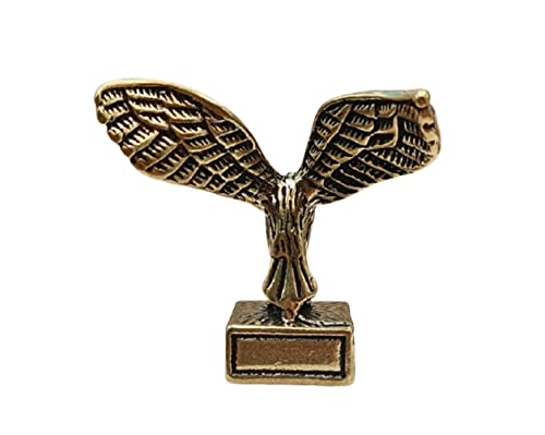 Estatua Decorativa de Águila de Latón Poderosa miniatura 3