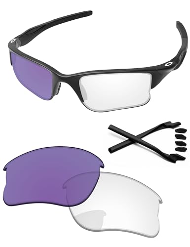 Image of Replacement Lenses & Rubber Kits for Oakley Half Jacket 2.0 XL OO9154 62mm - Precise Fit, UV Block, Impact Resistant