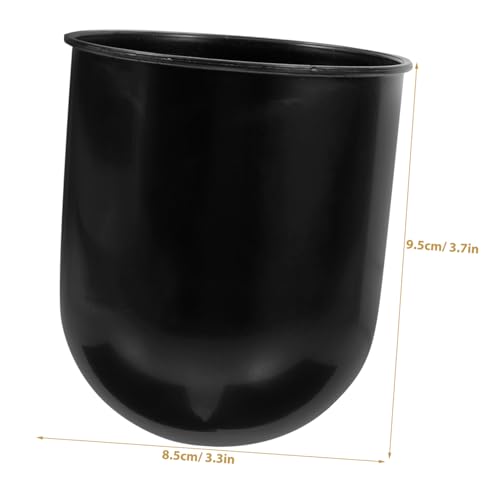 Image of Zerodeko 3pcs Plastic Toilet Brush Cup Holder Shape Bathroom Cleaning and Easy to Clean Keeps Toilet Area Odor Neat