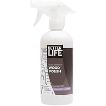 Better Life Natural Wood Polish, Cinnamon and Lavender, 16 Ounce, 24195