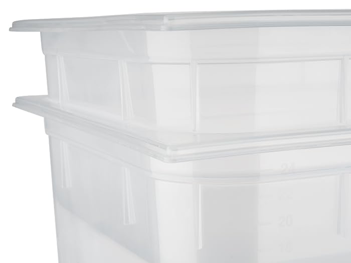 Bac gastronorme polypropylène 53 x 32,5 cm récipient de cuisine