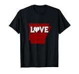 Love Baseball in Arkansas for Baseball Players Coaches Fans T-Shirt